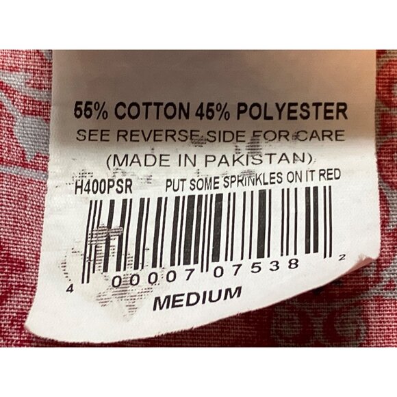 Women's Put some Sprinkles on it Red Scrub Top  Size M - Picture 8 of 10